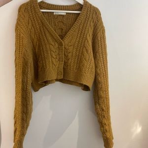 Oak & fort cropped sweater